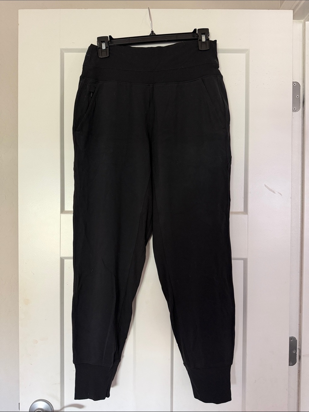 Athleta Black High-Waist Jogger Pants